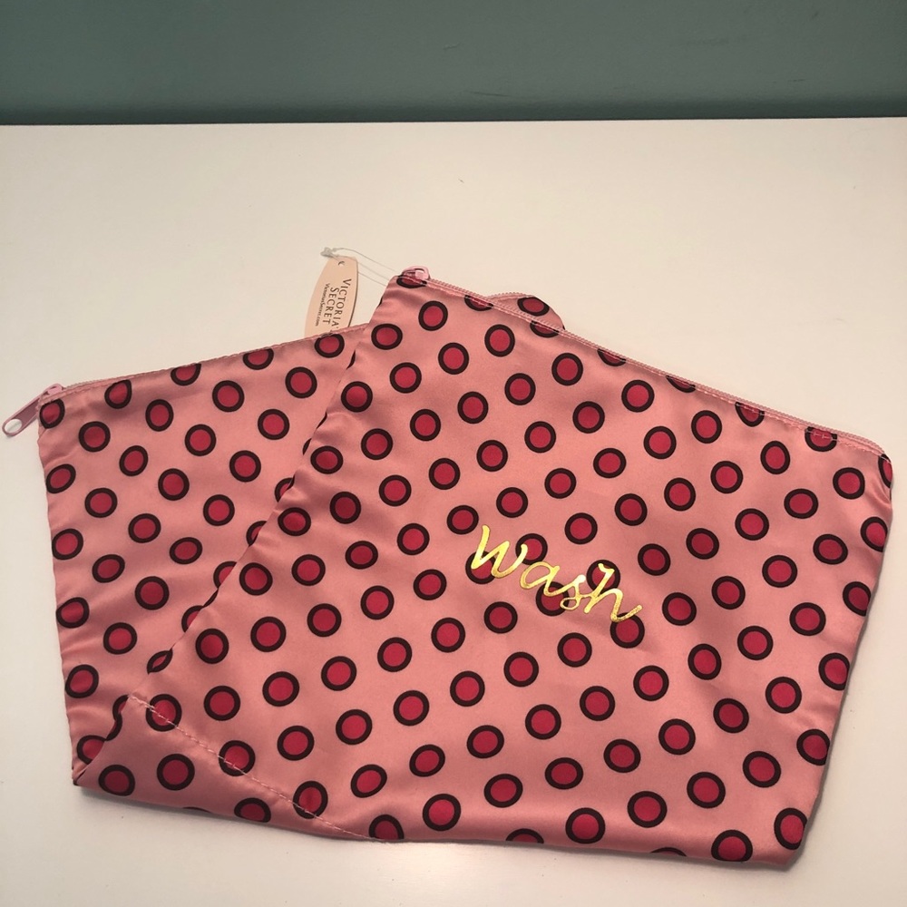 Victoria’s Secret RETRO Y2K CORE Satin Travel Pouch - Picture 2 of 5
